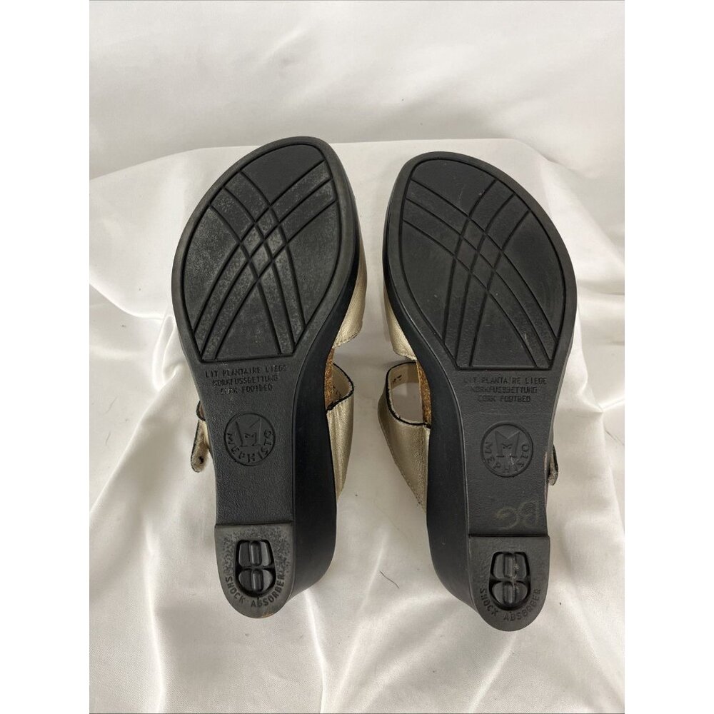 Mephisto Golden Step-In Sandals Women's EU Size 39 - Picture 7 of 7